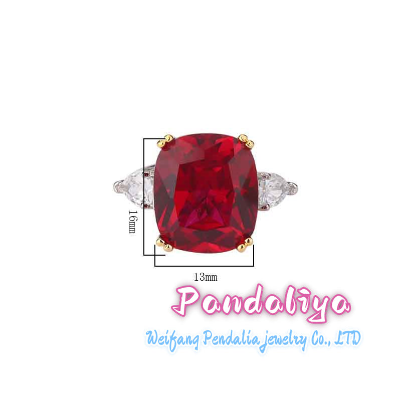 Colored Gemstone Ring: Embracing a simple and classic style, it exudes exquisite beauty, showcasing a unique fashion charm that makes you the center of attention.