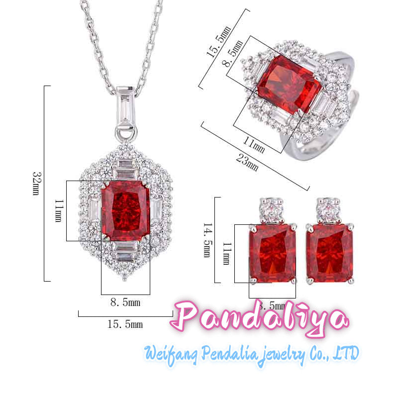 Red Jaspe Set: Magnificent Luxury Embedding, Shining like Stars, Emitting the Ultimate Radiance, Making You the Visual Focus.