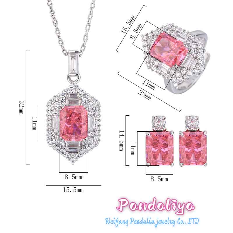 Dreamy Pink Diamond Set, Ice Flower Cut, Sparkling and Radiant, Emitting Enchanting Brilliance, Showcasing Unique Personality, Achieving Your Gorgeous Moments