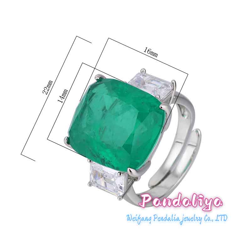 Colorful Gemstone Ring: Luxurious and Elegant, Dazzling and Eye-catching, Showcasing Noble Taste, Unique Personality Charm, Achieving Gorgeous Style.