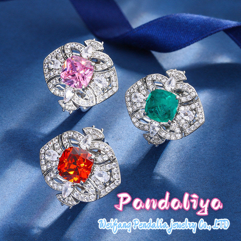 Colorful Gemstone Ring: Showcasing elegance and luxury without compromise!