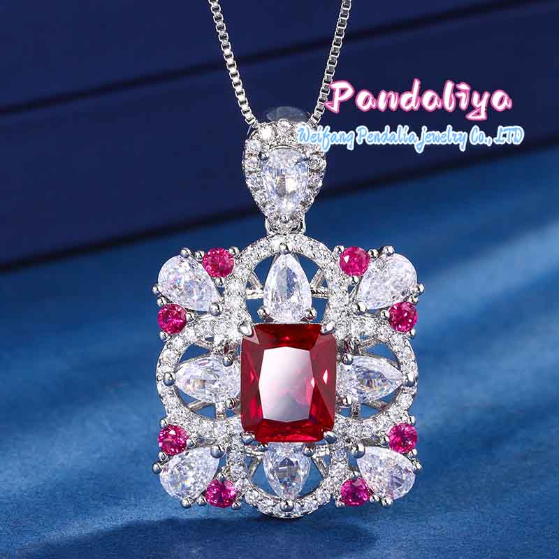 Rectangular gemstone jewelry set, meticulously designed, with dazzling colored gems shining brightly, showcasing a magnificent and colorful charm, capturing attention.