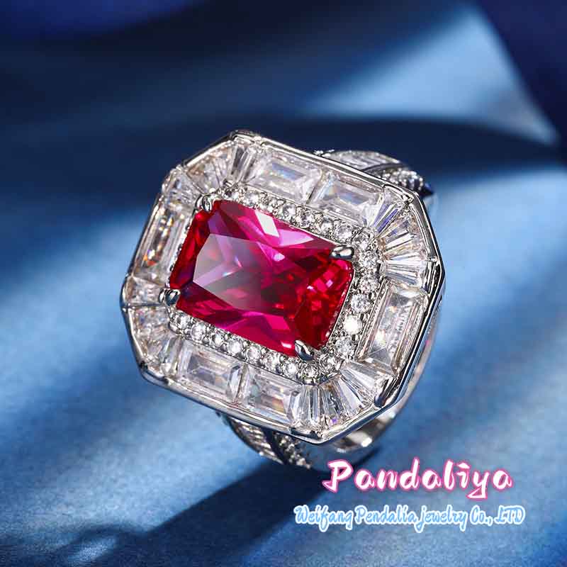 Exclusive customization! A set of emerald, red garnet, and blue topaz, luxurious colored gems, showcasing premium quality in every detail!