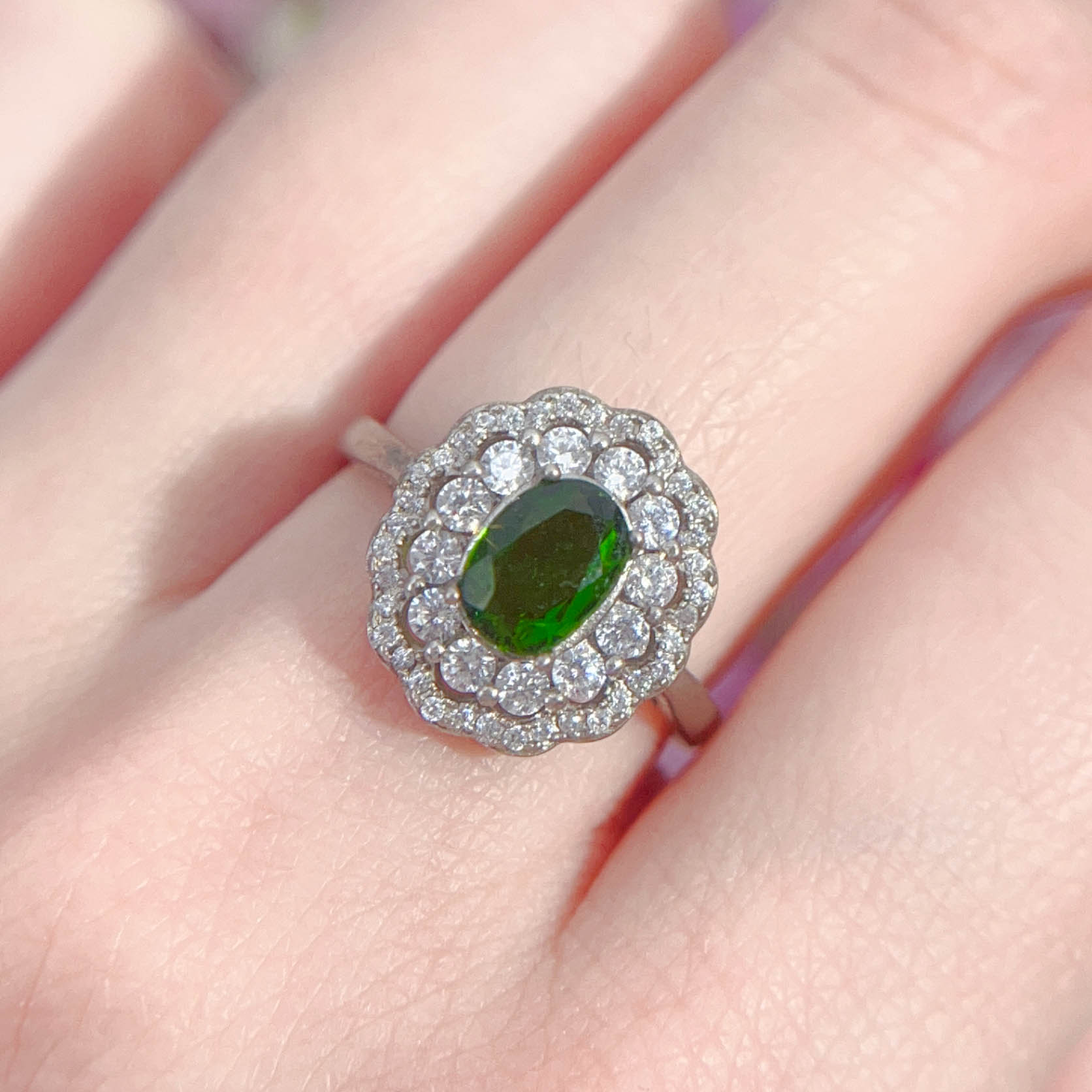 NO.7 [Customer wholesale price] S925 silver made natural gemstone ring,A total of 10 products, enough 10 or more to get 30% off