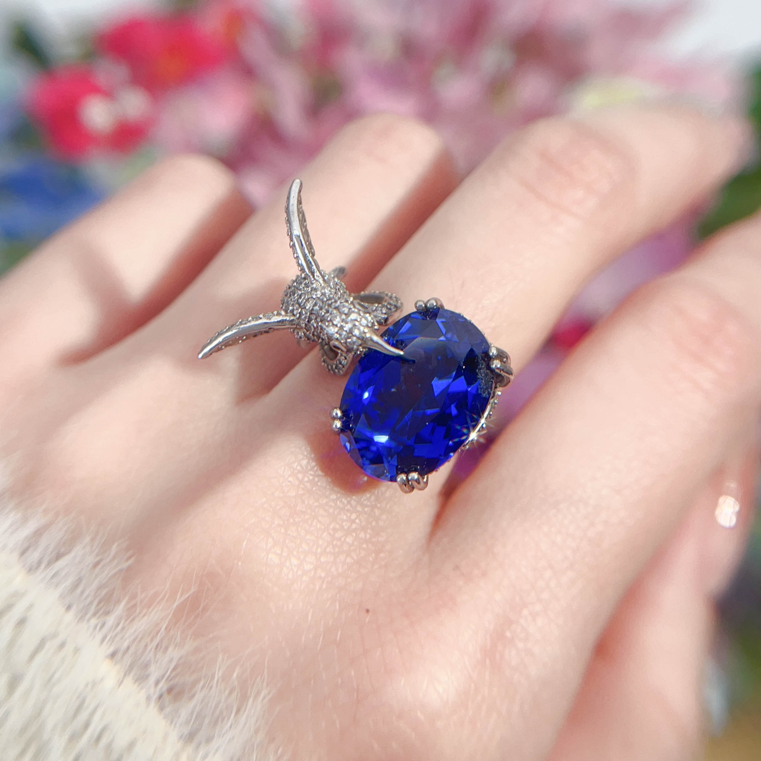 NO.38 [Customer wholesale price] S925 silver made natural gemstone ring,A total of 10 products, enough 10 or more to get 30% off