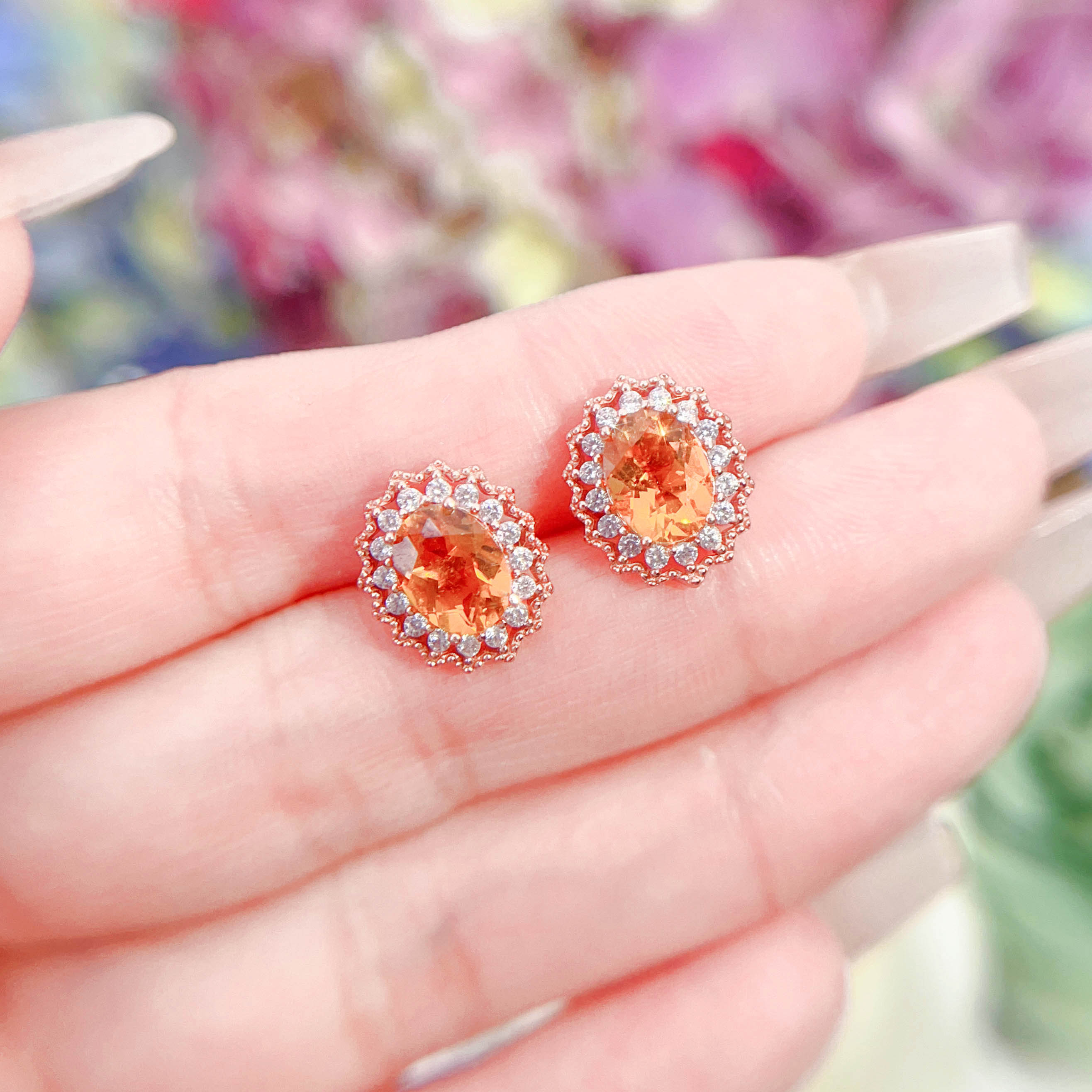 NO.1 [Customer wholesale price] S925 Silver natural Jewel earrings, a total of 29 products, buy more than 10 can get 30% discount