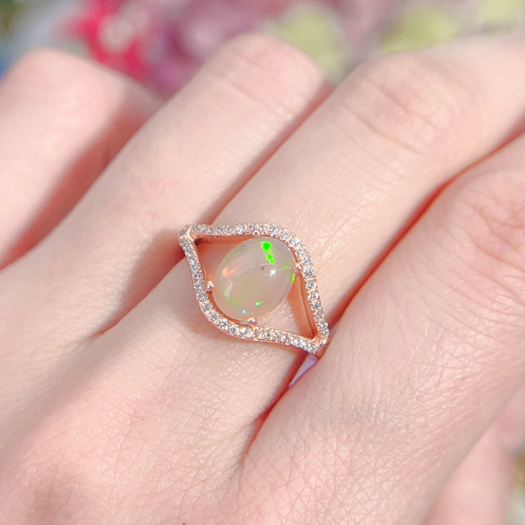 NO.20 [Customer wholesale price] S925 silver made natural gemstone ring,A total of 10 products, enough 10 or more to get 30% off