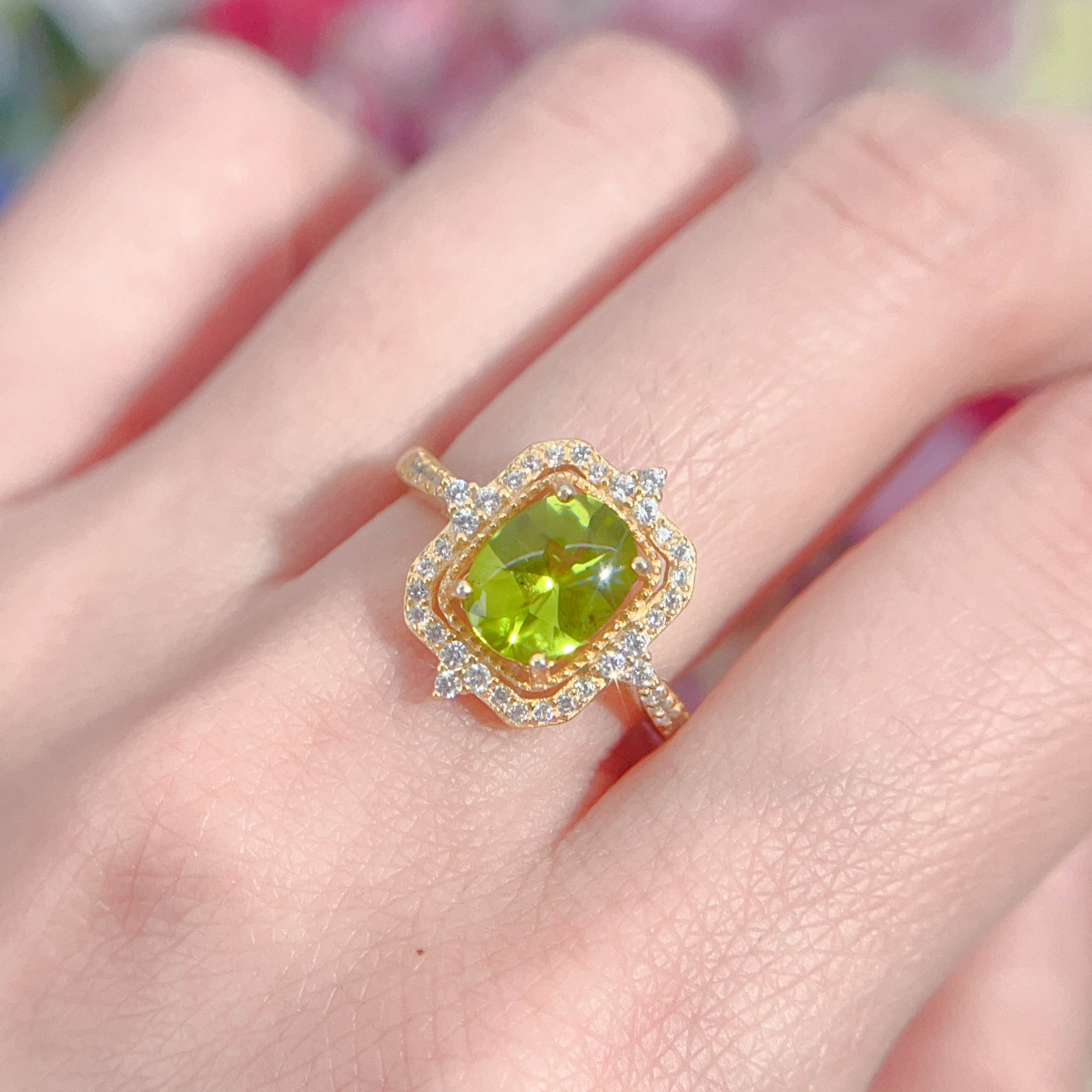 NO.14 [Customer wholesale price] S925 silver made natural gemstone ring,A total of 10 products, enough 10 or more to get 30% off