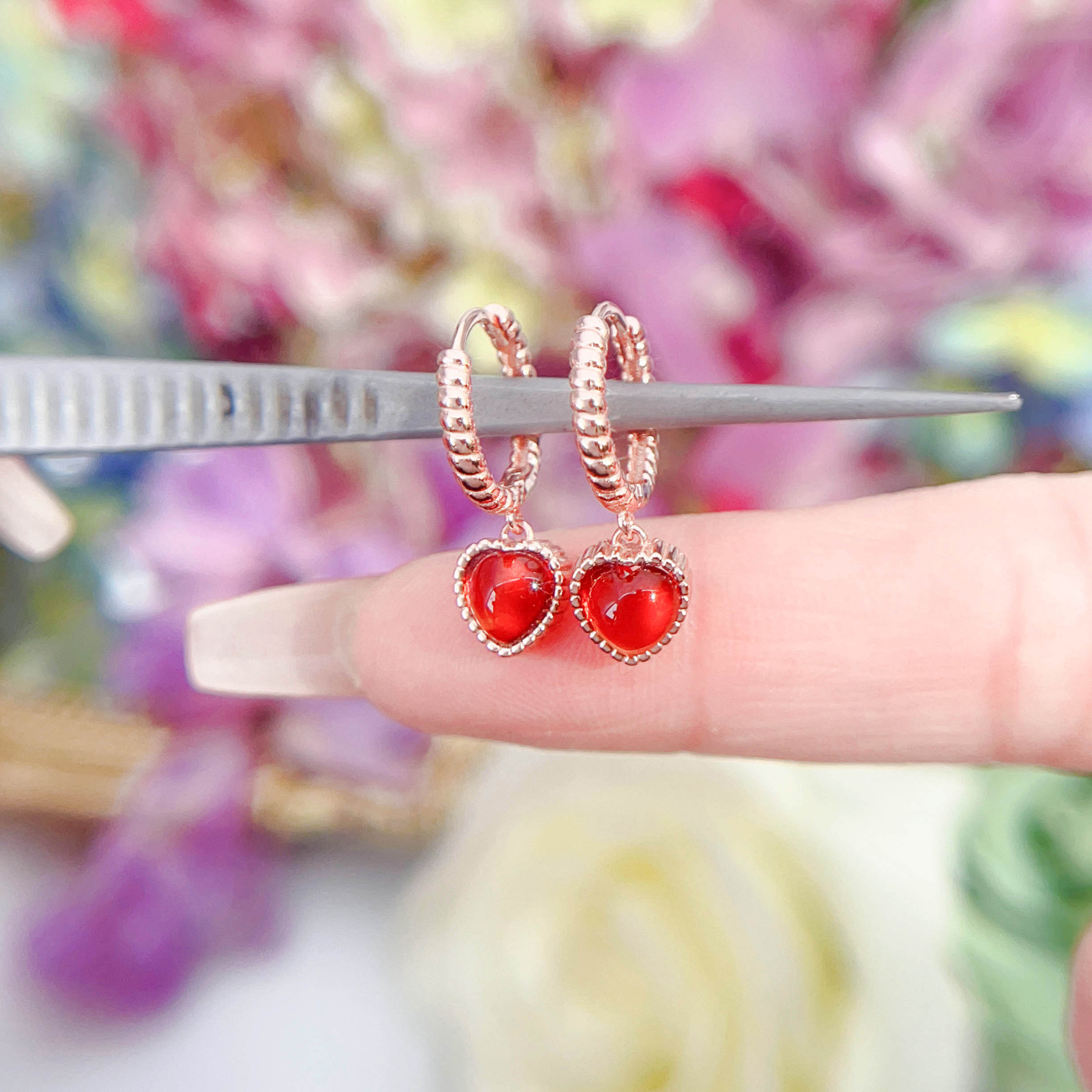 NO.1 [Customer wholesale price] S925 Silver natural Jewel earrings, a total of 29 products, buy more than 10 can get 30% discount