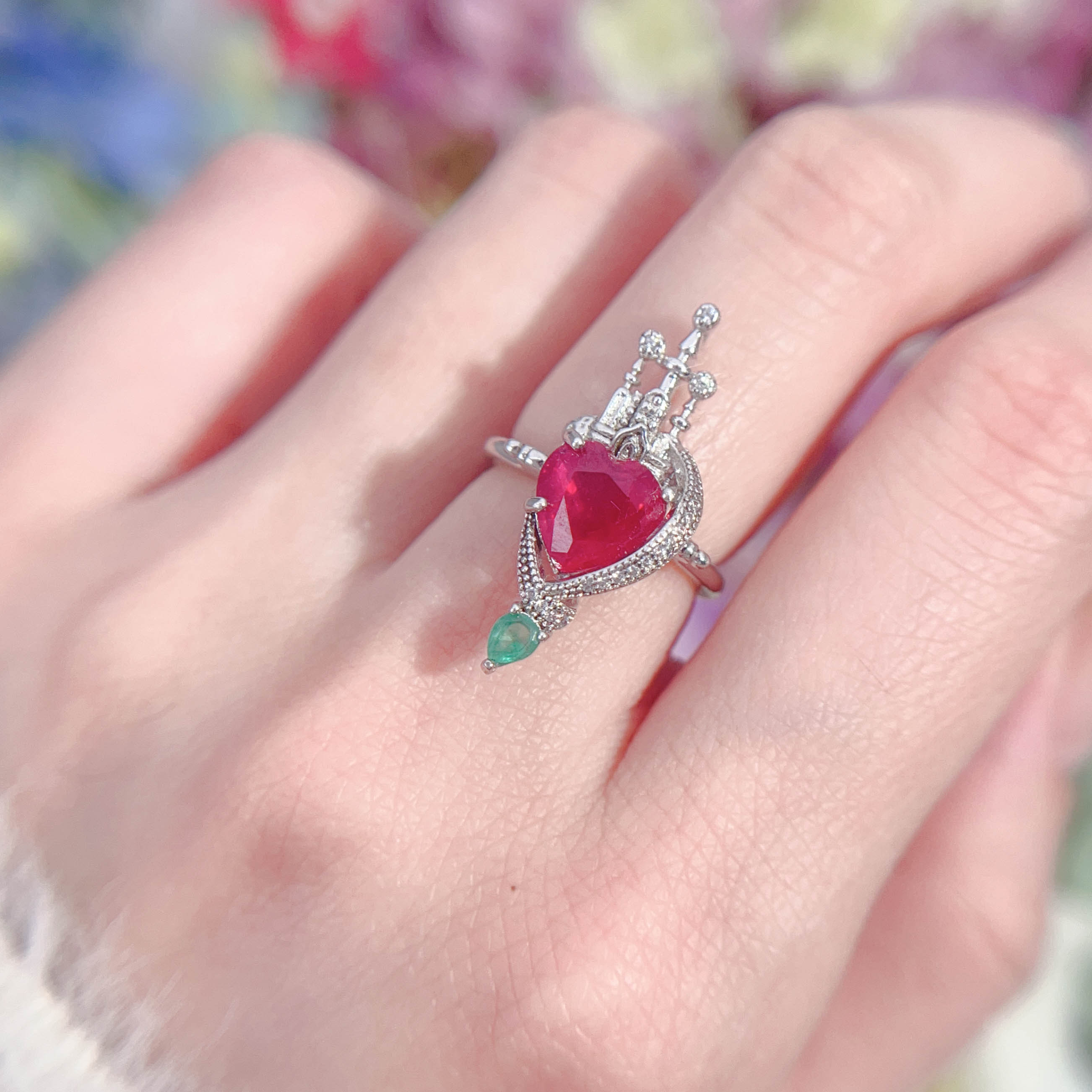 NO.11 [Customer wholesale price] S925 silver made natural gemstone ring,A total of 10 products, enough 10 or more to get 30% off