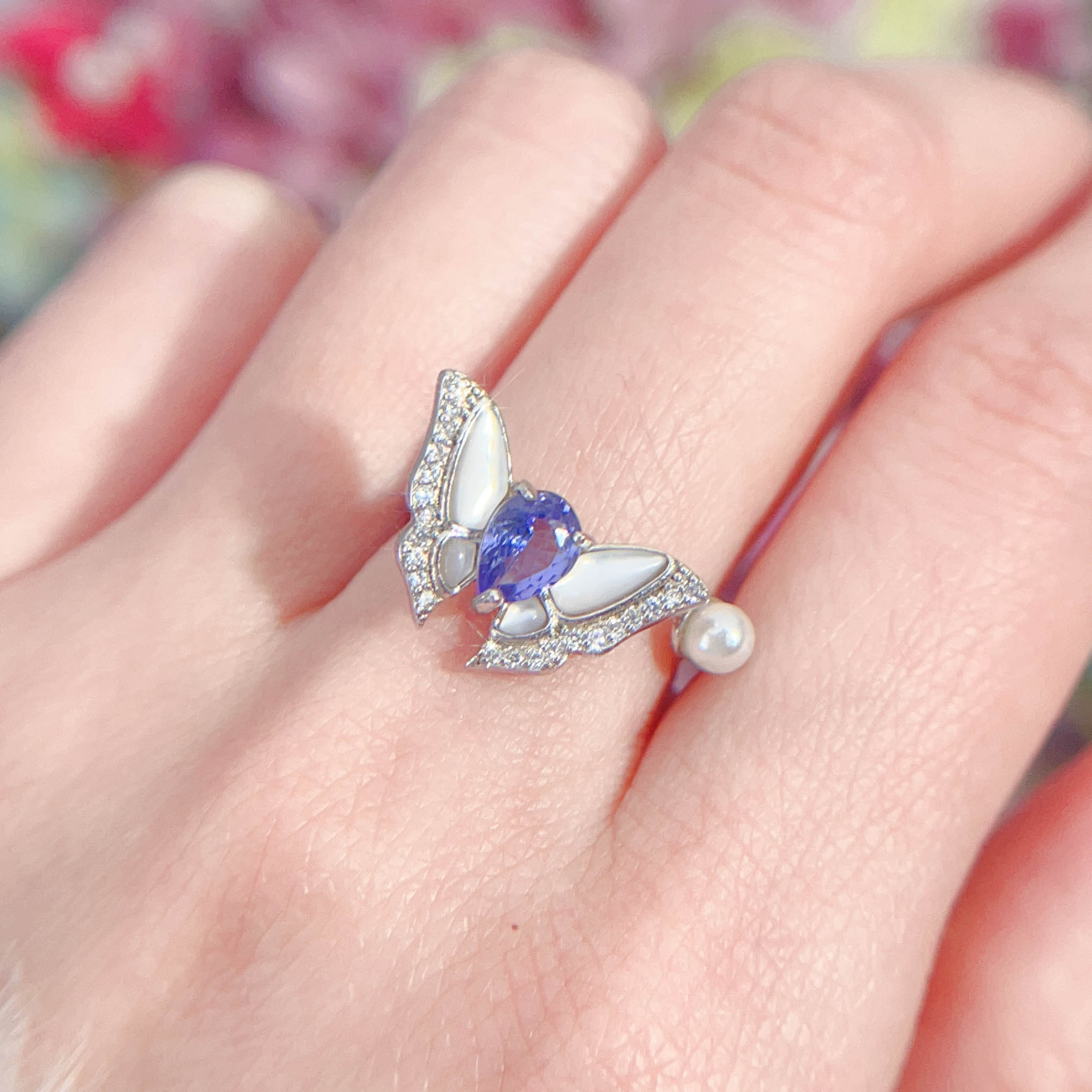 NO.19[Customer wholesale price] S925 silver made natural gemstone ring,A total of 10 products, enough 10 or more to get 30% off