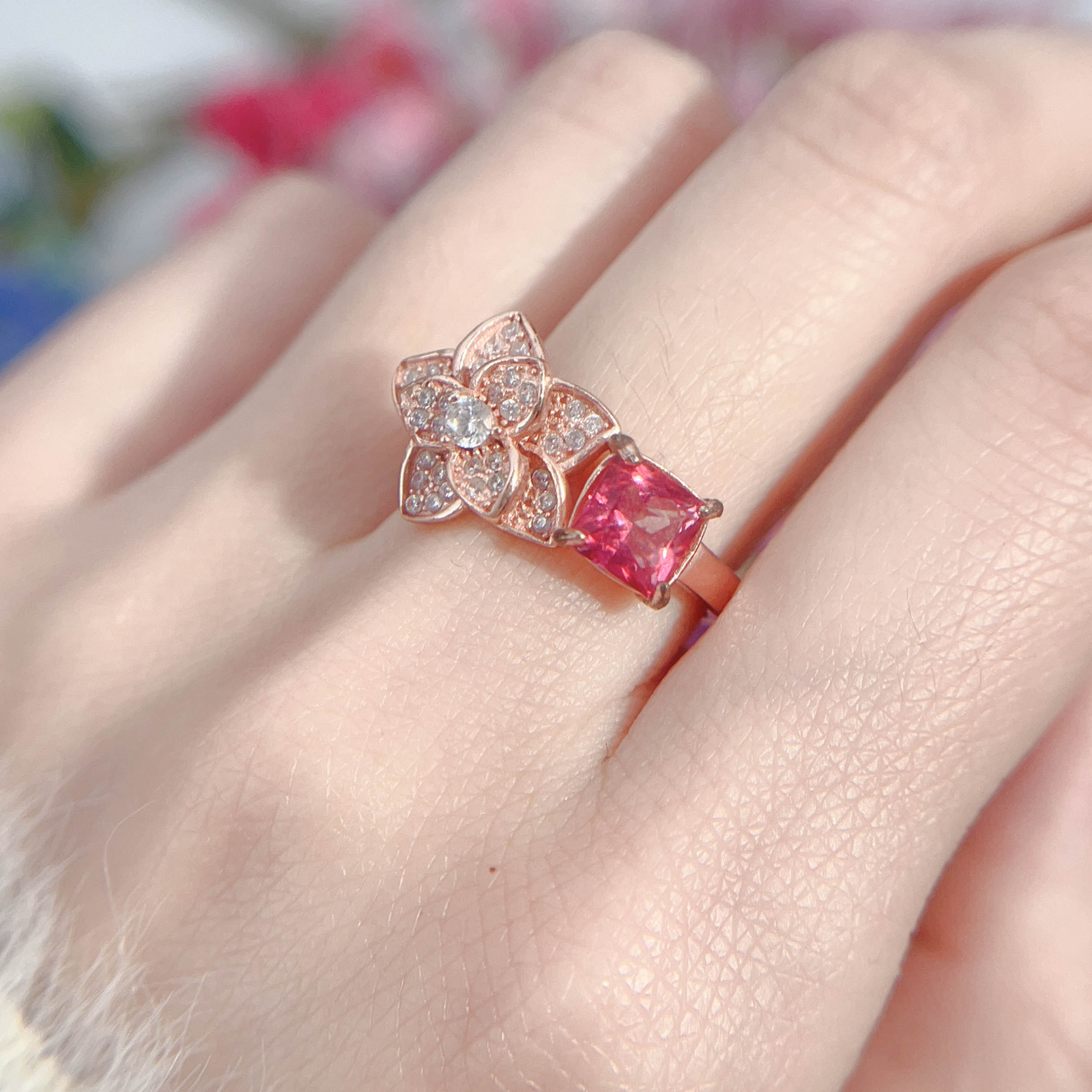 NO.1 [Customer wholesale price] S925 silver made natural gemstone ring，A total of 10 products, enough 10 or more to get 30% off