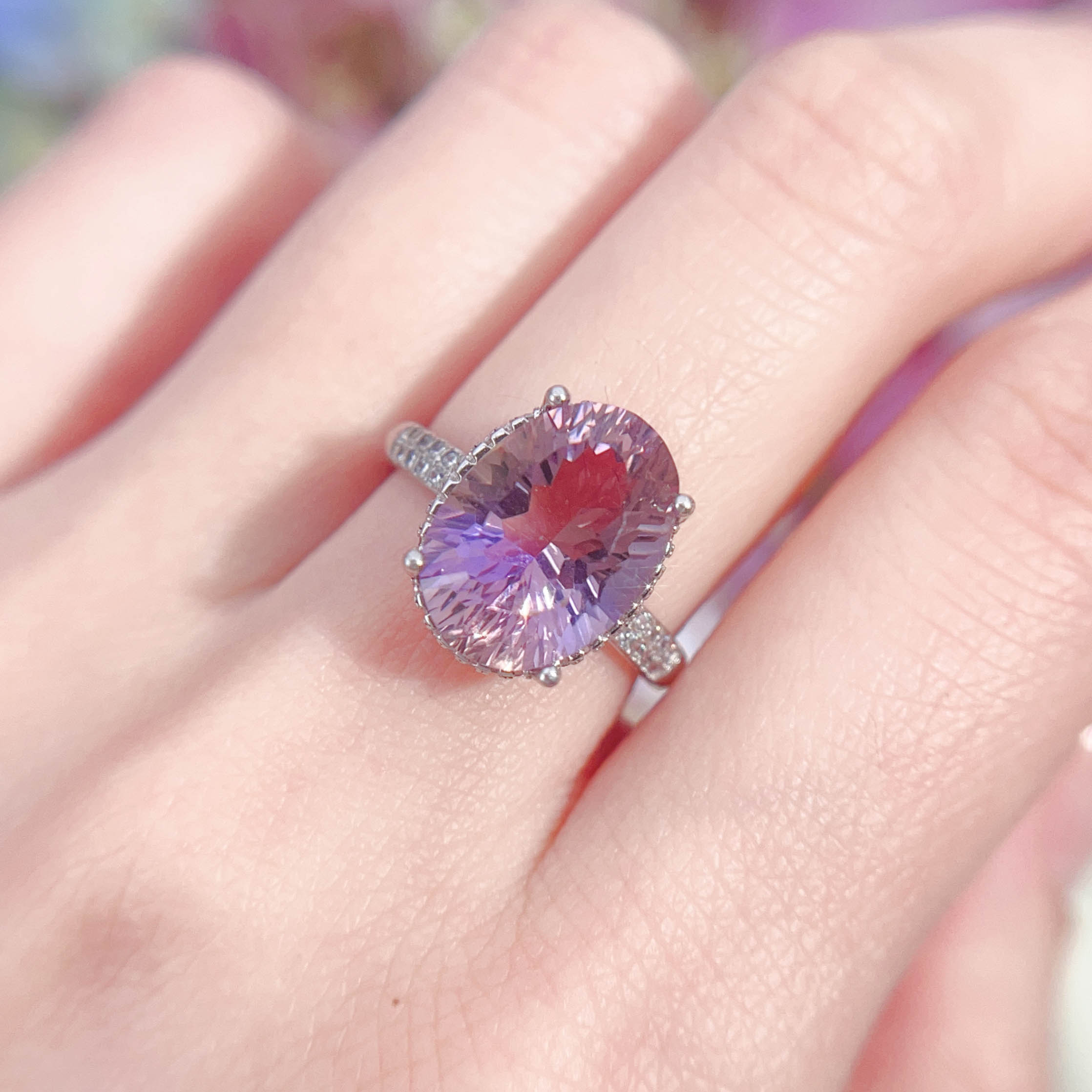 NO.42 [Customer wholesale price] S925 silver made natural gemstone ring,A total of 10 products, enough 10 or more to get 30% off