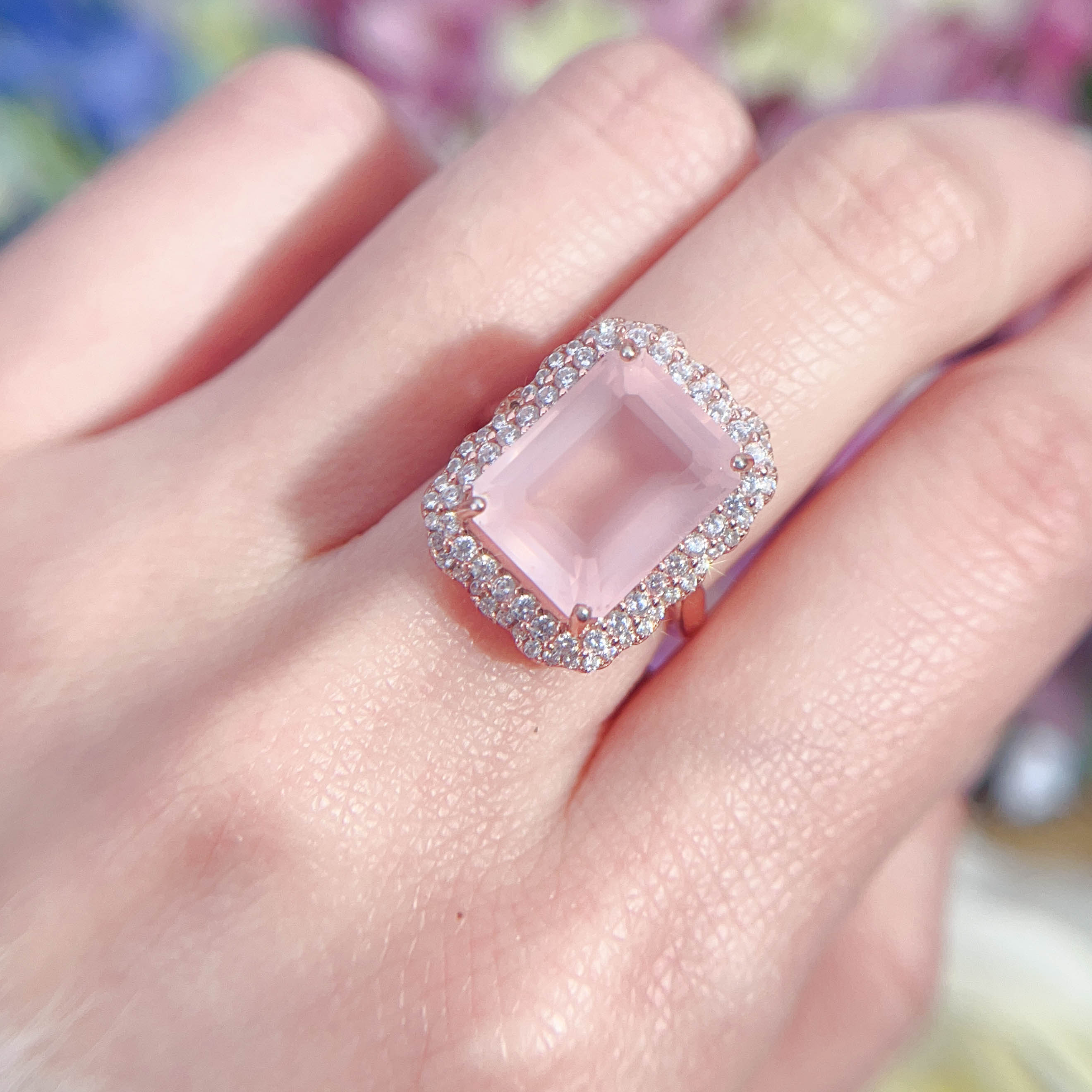 NO.1 [Customer wholesale price] S925 silver made natural gemstone ring，A total of 10 products, enough 10 or more to get 30% off