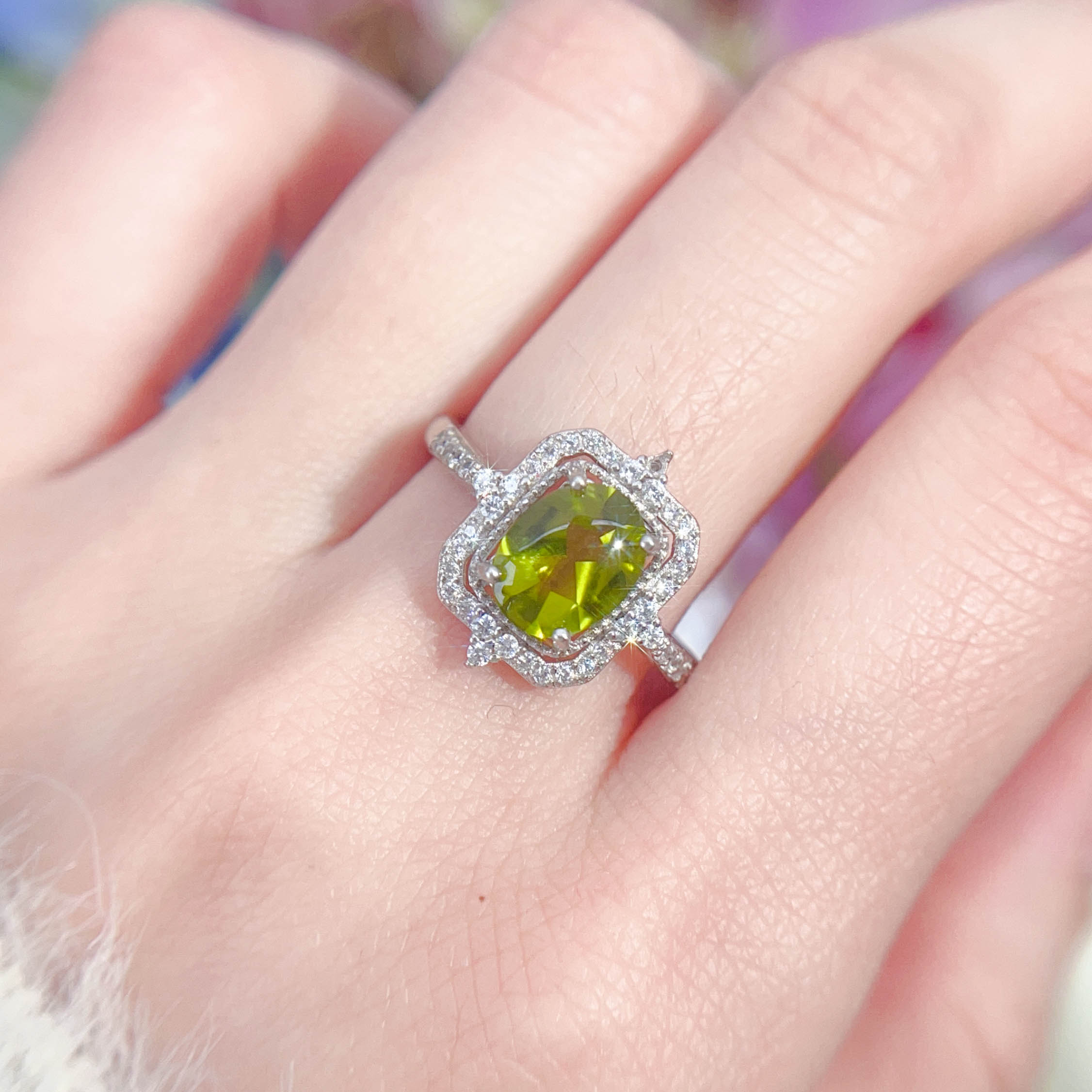 NO.14 [Customer wholesale price] S925 silver made natural gemstone ring,A total of 10 products, enough 10 or more to get 30% off