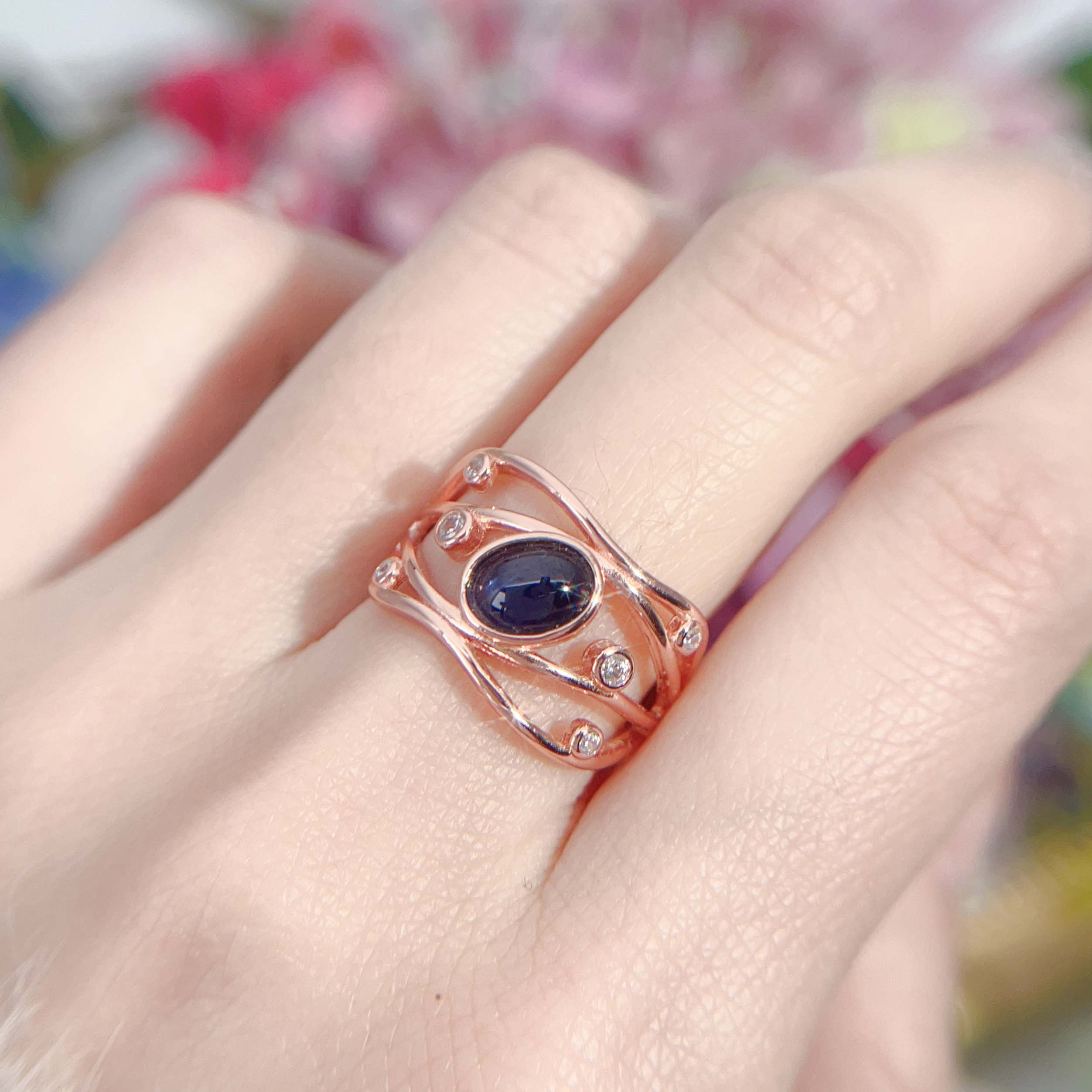 NO.12 [Customer wholesale price] S925 silver made natural gemstone ring,A total of 10 products, enough 10 or more to get 30% off