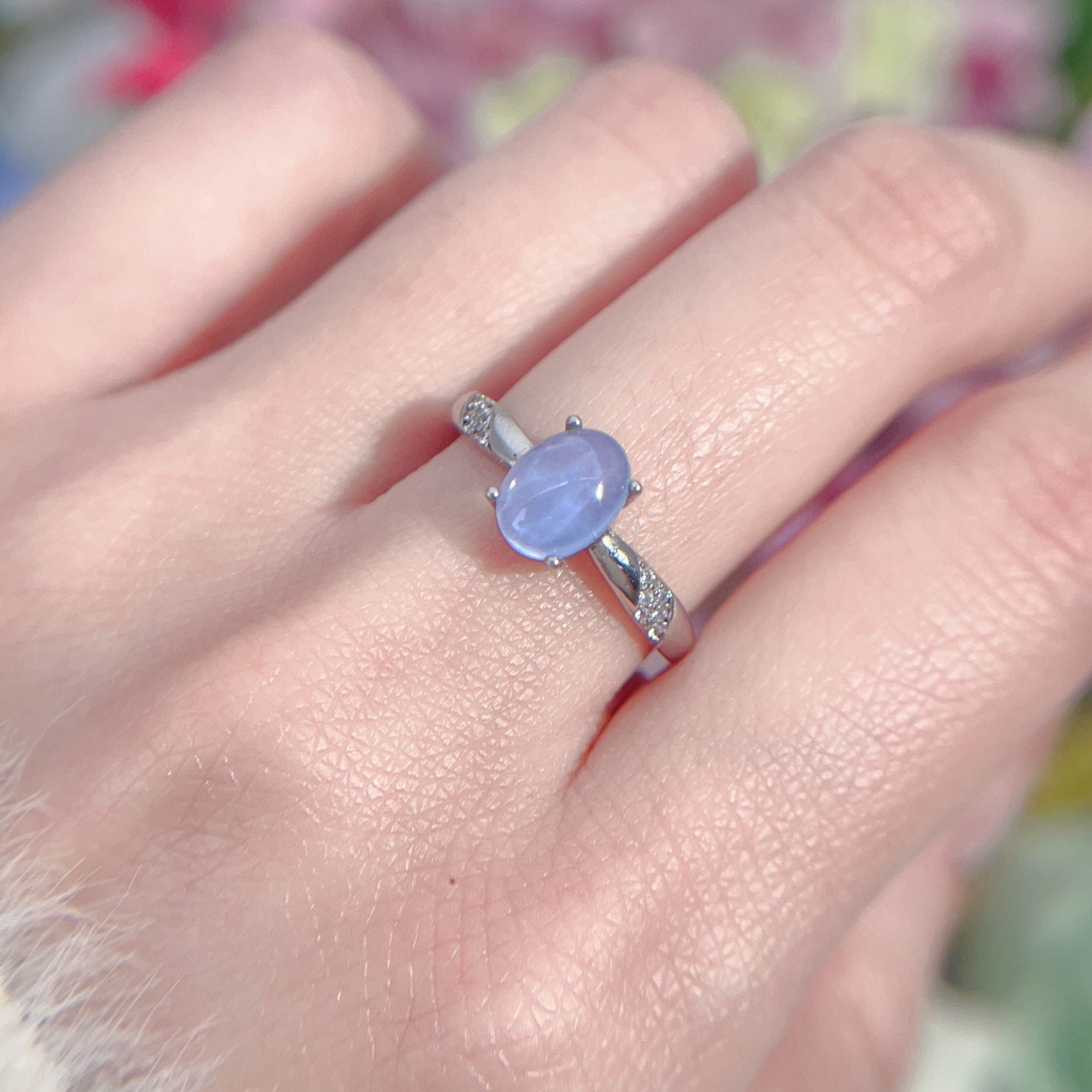 NO.46 [Customer wholesale price] S925 silver made natural gemstone ring,A total of 10 products, enough 10 or more to get 30% off