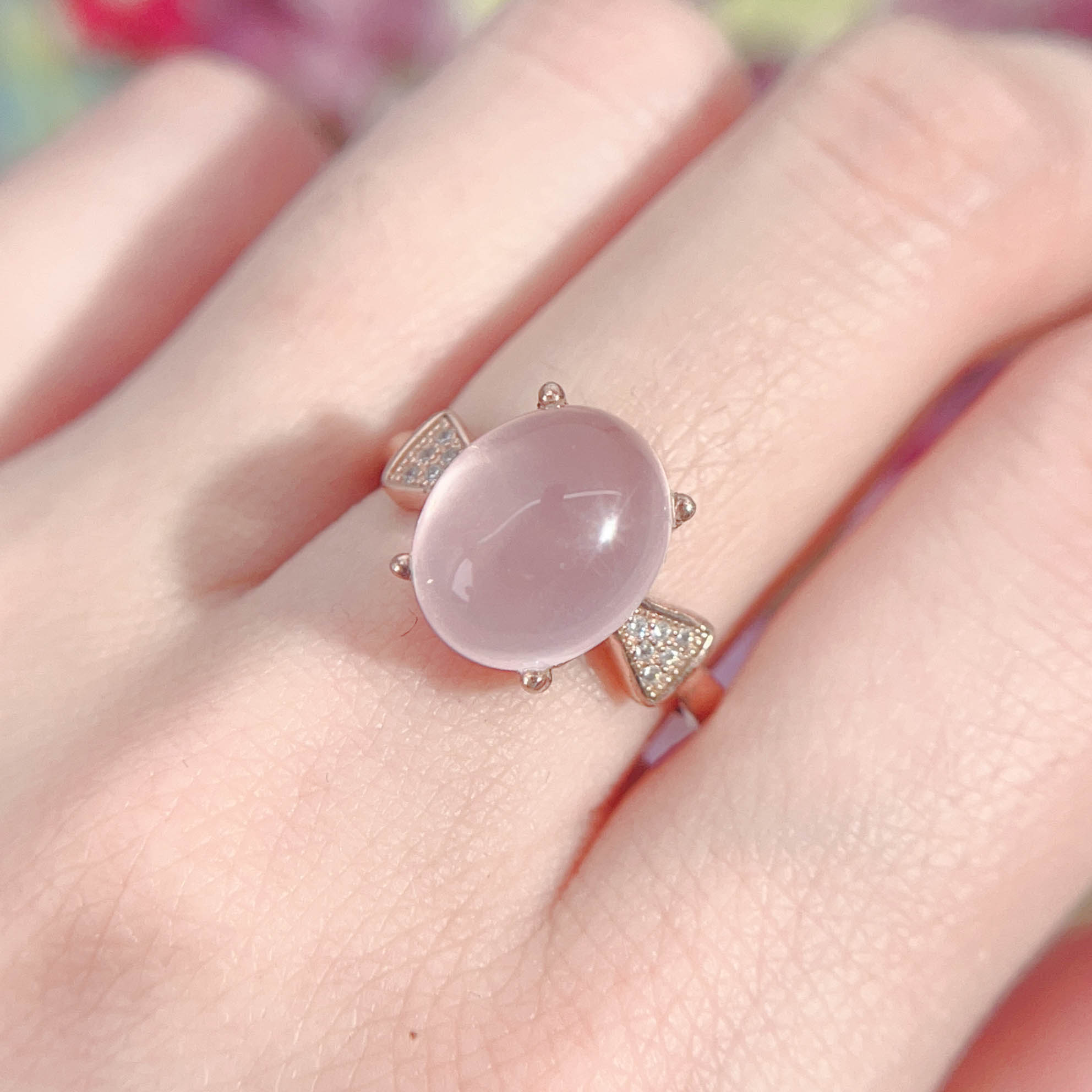 NO.21 [Customer wholesale price] S925 silver made natural gemstone ring,A total of 10 products, enough 10 or more to get 30% off