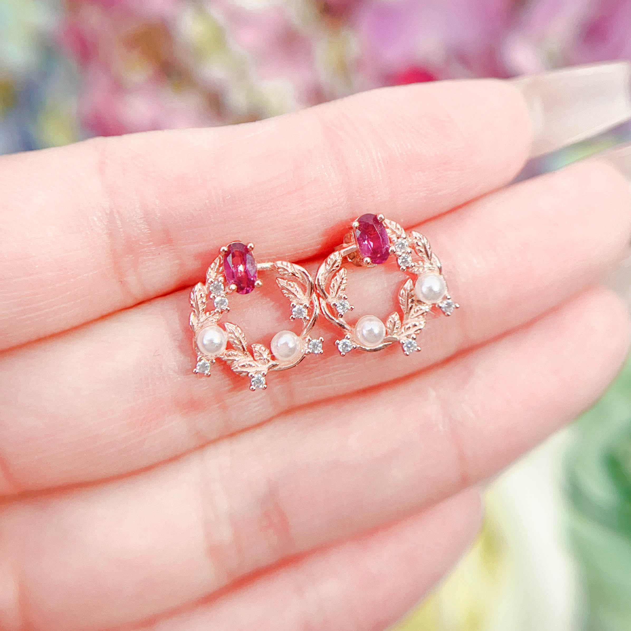 NO.1 [Customer wholesale price] S925 Silver natural Jewel earrings, a total of 29 products, buy more than 10 can get 30% discount