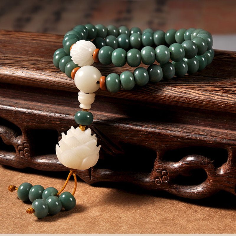 pandaliya Lotus Cyan Bodhi Seed Success Bracelet - pandaliya